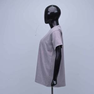 Camisetas de alta calidad con logotipo personalizado, de manga corta, cuello redondo, transpirables, con lavado ácido, elegantes y modernas para mujer, camisetas informales a la moda. - Product Image 2