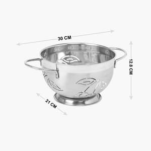 Food Grade <b>Stainless</b> <b>Steel</b> <b>Colander</b> Strainer Bowl with Perforated Design Wholesale Rust Proof Kitchen Tool for Washing Vegetable - Product Image 5