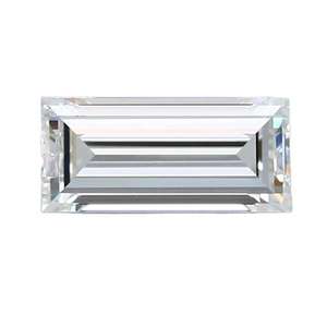 Diamant de laboratoire CVD couleur E VVS1/VS1 2EX taille baguette, pierre précieuse en vrac avec certification IGI 1-5,14 carats - Product Image 1