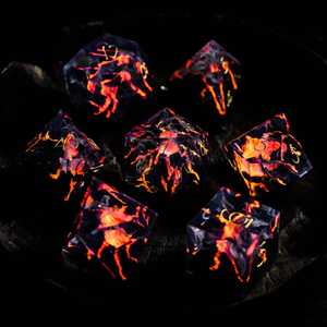 Original Design Resin <b>Dice</b> <b>Set</b> Custom Craft Polyhedral Resin <b>Dice</b> for Dungeons and Dragons Wholesale Gaming Accessory Factory - Product Image 2