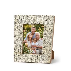 Handcrafted Bone Inlay Photo <b>Frame</b> <b>4x6</b> Inch | Elegant Decorative Picture <b>Frame</b> for Tabletop Office Desk Home Decor Gift Item - Product Image 1