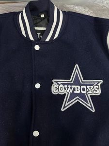 Veste universitaire des Cowboys pour hommes | Veste de football américain Dallas Varsity pour hommes - Product Image 4