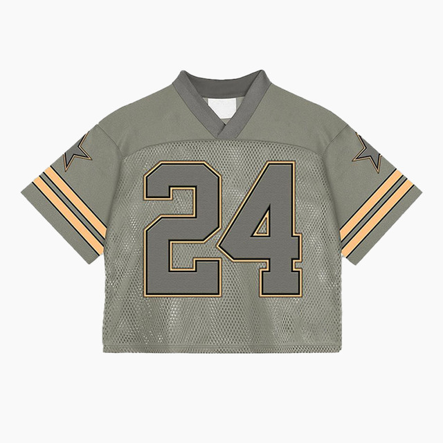 Classic Retro American Football Jersey Vintage Style Athletic Sportswear Breathable Mesh Fabric Football Uniform Old School