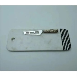 Natural Finish Wooden Cutting <b>Board</b> With <b>Matching</b> Knife Elegant Kitchen Accessory - Product Image 3