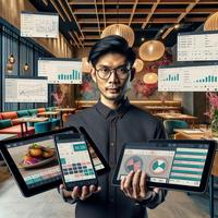 Sistema POS Inteligente Multi-Restaurante con Linux, Control Centralizado, Facturación en Tiempo Real, Sincronización de Inventario, Gestión de Cocina, Mac, Stock, Internet