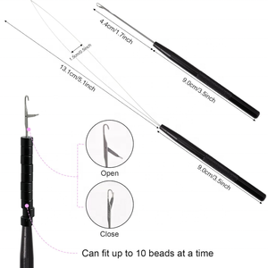 Pince à extensions capillaires SAAR GLOBAL SURGICAL en acier inoxydable – Outil professionnel d'installation et de retrait - Product Image 3