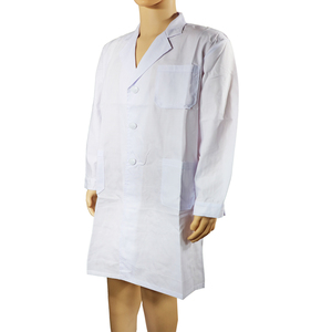 Wholesale Unisex White Lab <b>Coat</b> Professional Medical <b>Doctor</b> Uniform with Pockets - Product Image 3