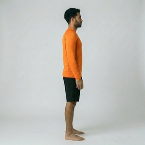Chemises de compression respirantes pour hommes, manches longues, logo personnalisé, séchage rapide, anti-bactériennes, pour la gym et le surf - Product Image 6