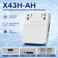 Récepteur GPS RTK haute précision, module GNSS RTK multifréquence, indice de protection IP54, température de fonctionnement de -45 à 75°C, communication réseau