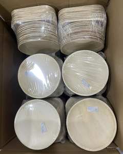 Ensemble de vaisselle en feuilles de palmier bio de haute qualité |   Assiettes jetables compatibles micro-ondes pour services de restauration haut de gamme - Product Image 3