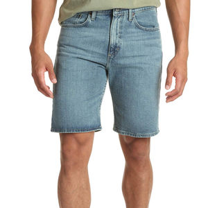 Shorts en jean délavé à imprimé droit, coupe ajustée et confortable, style été, vente en gros, faible MOQ - Product Image 1