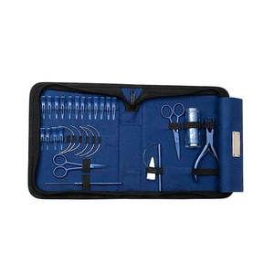 Kit d'outils professionnels pour extensions de cheveux, pinces, ciseaux, clips, outils de séparation en acier inoxydable pour extensions de cheveux humains - Product Image 2