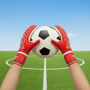 Namissm Interprize Export USA And Australia Football Goalkeeper Gloves With Hybrid Negative Cut And Deep Embossed Palm Grip - Product Image 3