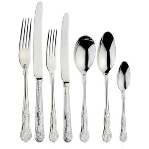 Cuillères, fourchettes et couteaux de luxe en argent plaqué, design embossé, durables, pour les occasions de mariage - Product Image 2
