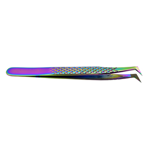 Best J2 Japanese Stainless Steel Anti-Static Eyelash Extension Tweezers Volume Fiber Tips Custom Logo Wholesale Beauty Tools - Product Image 1