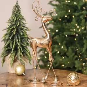 Decorative Iron Reindeer Sculpture Luxury <b>Winter</b> <b>Decoration</b> for Home Office and Event Styling - Product Image 6