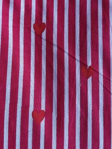 Le Souvenirs Tissu en coton peigné léger, absorbant l'humidité, respirant, biologique, écologique, imprimé couleur Cœur Magnifique - Product Image 2