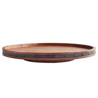 Neu eingetroffen: Drehbare Lazy Susan aus Holz für Esstische, große runde Lazy Susan Organizer für Küchenarbeitsplatten und Tischplatten