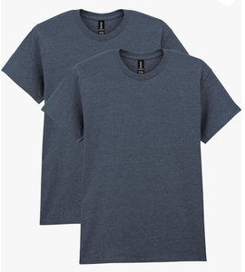 T-shirt en satin de coton épais pour adultes, qualité supérieure, polyester/coton, unisexe, impression de logo personnalisé, t-shirts unis, vente en gros - Product Image 1