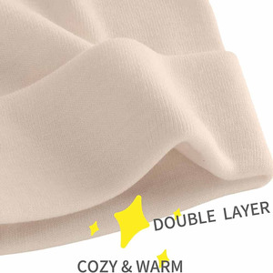 Bonnet en laine 100% pour hommes, taille standard, chaud et épais, idéal pour l'hiver, les sports de plein air et la plage, personnalisable avec logo – Vente en gros - Product Image 2