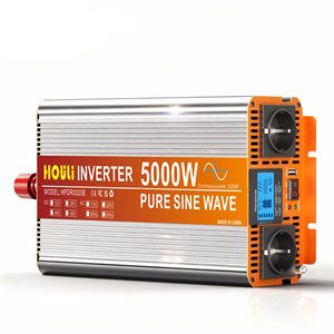 Inversor de Corriente de Onda Sinusoidal Pura HOULI 12V 24V 3000W-7000W, Convertidor de CC a 220V para Auto, RV, Camión, Sistema Solar, Energía Doméstica Fuera de la Red - Product Image 1