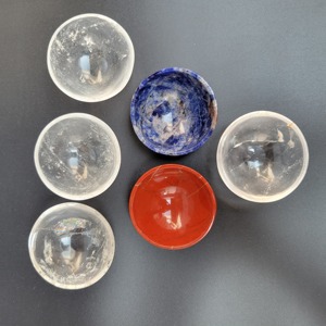 Vente en gros de bols en pierre naturelle sculptée et polie, pierres précieuses de quartz en vrac, rondes, pour la guérison, la décoration, la méditation, cadeau spirituel - Product Image 6