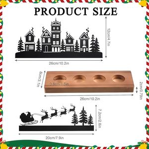 Centre de table de Noël incroyable et très vendu pour la décoration de table de salle à manger et de fêtes, avec un design festif élégant - Product Image 2