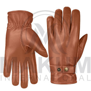 Fashionable Winter Warm Genuine Sheepskin Leather <b>Gloves</b> for <b>Men</b> Comfortable Dressing <b>Gloves</b> Touchscreen Plain casual - Product Image 5