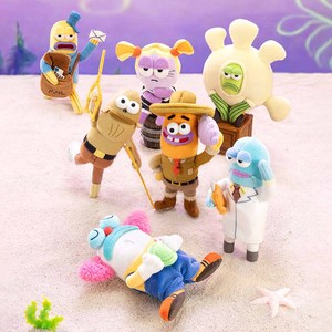 Offizielle Pop Mart Bewohner von Bikini Bottom <span class=keywords><strong>Teil</strong></span> <span class=keywords><strong>2</strong></span> Verspielte Plüschtiere 6 Stile Blind Box Lustige Hässliche Puppen Kollektion - Product Image 5