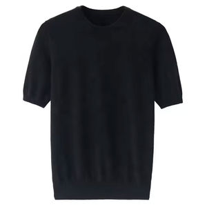 T-shirt décontracté pour homme en coton, col rond, manches courtes, doux, respirant, léger, confort quotidien, vêtement d'été - Product Image 6