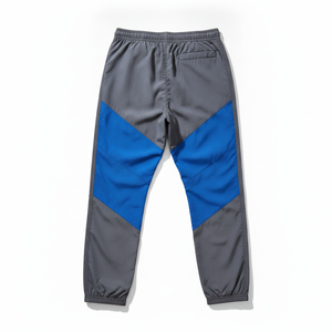 Men's Custom Logo Color Block Windbreaker Pants <b>Waterproof</b> Nylon Tracksuit Bottoms Outdoor Athletic Jogging Sports <b>Trousers</b> - Product Image 3
