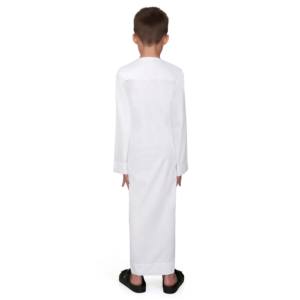 Custom Modest Islamic <b>Men's</b> Abaya Thobe Plus Size Winter Muslim Arab <b>Robe</b> Long Sleeve High Street for Boys Cotton - Product Image 6