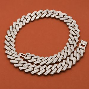 Cadena Cubana Miami Iced Out con Diamantes de Laboratorio Estilo Hip Hop - Product Image 2