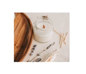 ขวดแก้วใสเป็นมิตรต่อสิ่งแวดล้อมพร้อมฝาปิดจำนวนมากไส้เทียนหอมสีทองแดงหรูหราราคาไม่แพงเป็นมิตรต่อสิ่งแวดล้อมสำหรับตกแต่ง - Product Image 3