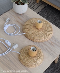 Lámpara de pie de ratán al mejor precio, soporte extraíble, candelabro de decoración del hogar para sala de estar, lámpara de pared de noche para restaurante y Hotel - Product Image 5