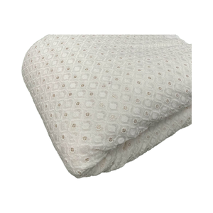 ผ้าจอร์เจียเจ็ตปักวิสคอสแท้สไตล์แฟนซีเชอร์วานีและเคอร์ต้าสำหรับผู้ชายและผู้หญิง - Product Image 1