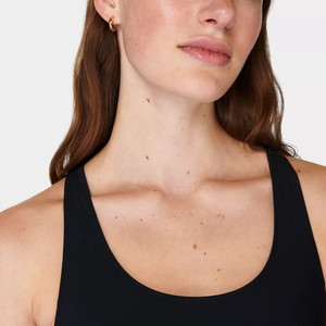 ชุดว่ายน้ำวันพีซผู้หญิงแบบเซ็กซี่ ผ้าริบบิ้น ไร้สายรัดคอ เอวสูง พิมพ์ลายแบบรีดร้อน ผ้ายืดสแปนเด็กซ์/ไนลอน สำหรับใส่ไปชายหาด - Product Image 5