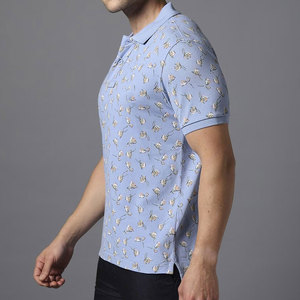 Chemises pour hommes avec logo personnalisé, mélange polyester/coton, jersey à manches courtes, anti-plis, doux, respirant, décontracté, business - Product Image 2