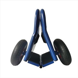 Carrello per Pannelli Super Resistente da 450 kg per Tutti i Terreni con Pneumatici in Gomma Piena da 10 Pollici e Due Comode Maniglie - Product Image 4