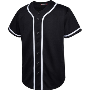Mens Baseball Jersey Button <b>Down</b> Shirts Short Sleeve Hipster Hip Hop Sports Uniforms - Product Image 1
