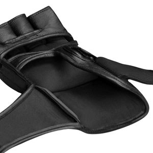 Gants de boxe professionnels en cuir synthétique de vachette avec logo personnalisé, pour entraînement et sparring, vente en gros, avec fermeture auto-agrippante anti-humidité - Product Image 3