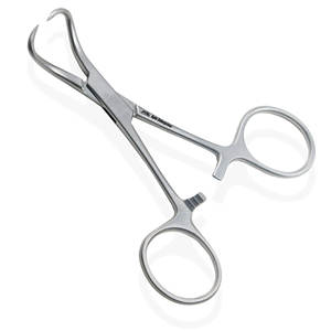 Abrazaderas de toalla Backhaus de acero inoxidable con bloqueo quirúrgico Manual de 3,5 pulgadas, instrumentos de cirugía oftálmica básicos - Product Image 2