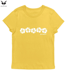 Buen Proveedor, Conjuntos de Bikini de Dos Piezas de Poliéster y Spandex con Diseño Floral y Cuello Redondo, Manga Corta, Último Diseño Personalizado - Product Image 5