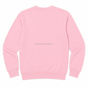Sweat-shirt à col montant pour femme OEM ODM, broderie de logo personnalisée, molleton doux en coton, pull oversize à pois - Product Image 5