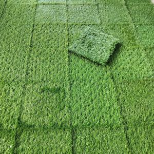 Baldosas de Césped Artificial de 300x300 mm, Antideslizantes, Cuadradas, de HDPE, para Decoración de Terrazas y Jardines Exteriores, Encajables - Product Image 5