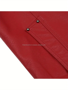 Men's Premium <b>Cow</b> Skin Leather Fashion jacket for men High Stand Collar Canvas Best Design Customized Styles jacket for men - Product Image 3