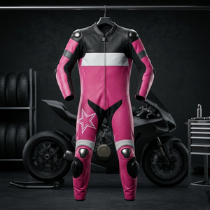 Combinaison de moto en cuir de haute qualité, coupe-vent, imperméable, respirante, grande taille, séchage rapide, été/hiver, avec protections CE, personnalisable - Product Image 2