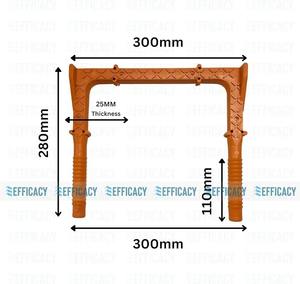 Marches en PVC 300x300mm 10/12mm, marche de trappe en polypropylène, marche d'escalier de trappe en plastique PP - Product Image 2