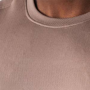 Débardeur côtelé uni pour homme, coupe ajustée, sans manches, respirant, séchage rapide, col rond, 180g – Vente en gros - Product Image 6