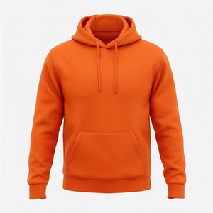 Sudadera con Capucha para Hombre, Estilo Nuevo, Otoño Invierno, Algodón y Poliéster de Alto Gramaje, Juvenil, Ropa de Trabajo, Color Sólido, Corte Casual, Personalizable - Product Image 1